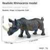 "1-9 inch Plastic Animal & Dinosaur Model Toy Set"
