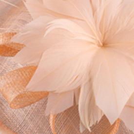 Europäische und Amerikanische Boutique Mode Simulation Blatt Kopfschmuck Rosa Hanfgarn Feder Einfach Promi Party Haarschmuck