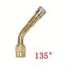 3pcs/set Car Tyre Valves Inflation Extension Tube 45/90/135 Degree Adapter Universal Motorcycle Bike Tyre Valve Connector Accessories