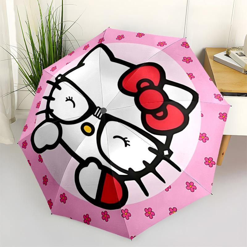

1PC Hello Kitty Automatic Open/Close Umbrella, 8-Rib Sturdy Frame, Durable Canopy, Highquality Construction, Fashion Lovers yy250920021