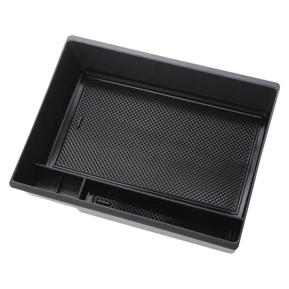 For Isuzu D-Max DMAX 2025 MUX Car Center Console Organizer Tray Interior Armrest Insert Secondary Storage Box Black