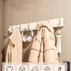 ZNMW Creative Invisible Folding Coat Rack Hooks