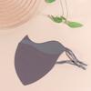 With Reflective Stripe Ice Silk Sunscreen Mask Solid Color Dustproof Cycling Face Cover Quick Drying Washable Face Veil Golf