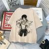 Japanese Anime T-shirt Summer Harajuku T-shirt for Men Attack On Titan Levi Ackerman Eye Tees Men Short Sleeve O-neck Women Tops