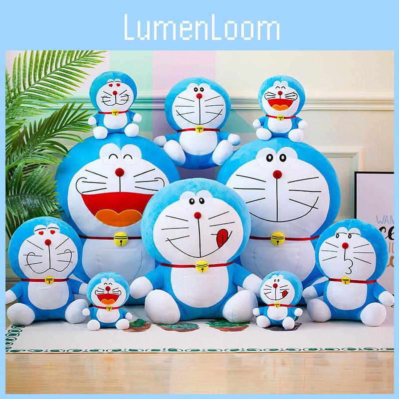 Doraemon Plush Toy Long Pile Stuffed Doll With Pp Cotton Filling For Kids Gift Special Characters Included