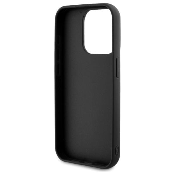 Karl Lagerfeld Klhcp15L3Drksdlk Iphone   15 Pro 6.1 Czarny/Black Hardcase 3D Rubber Signature