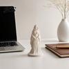 Bedroom Desk Decoration 3D Printed Witch Statue, European Style Mysterious Figurine with Fine Creative Texture & Stable Base, Compact Desktop Ornament
