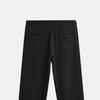 Mens Relaxed Fit Casual Pants With Elastic Waistband Lightweight Poplin Trousers