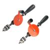 Hand Drill Portable Hand Crank Drill Mini Manual Drill with Double Pinions for Wood Plastic Manual Drill Woodworking Hand Drill