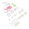 Button Maker Machine 3 In 1   Manual Badge Punch Press Kit for Kids Skill Development