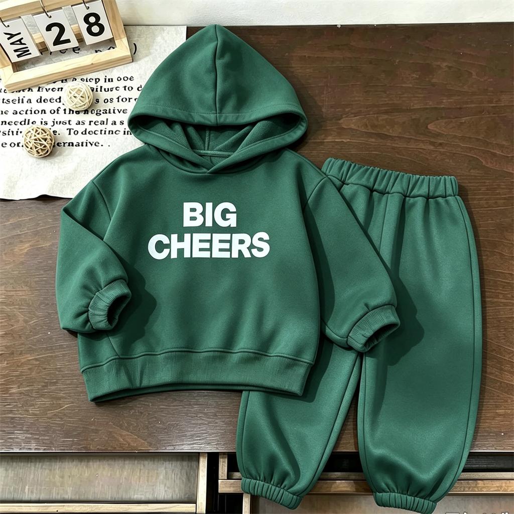 Blue Beige White 2pcs For Small Child Hoodies Pants Hot Selling Clothes 2027 Autumn Winter New Costume Kids Fashion Tracksuits