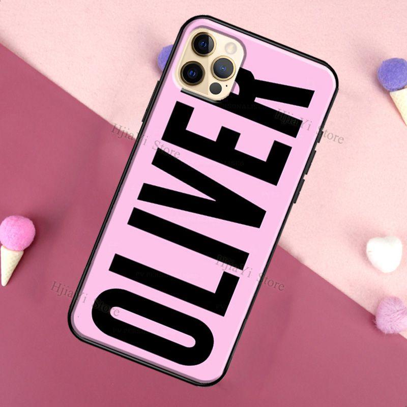 PERSONALISED CUSTOM MARBLE YOUR NAME For iPhone 12 Pro Max 13 Mini Case For iPhone 11 Pro Max XS X SE 2020 7 8 Plus XR Cover