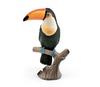 [Nekogami-yama] Tukan Vogel Miniatur Figur Ornament Modell Innenraum Sammlermodell