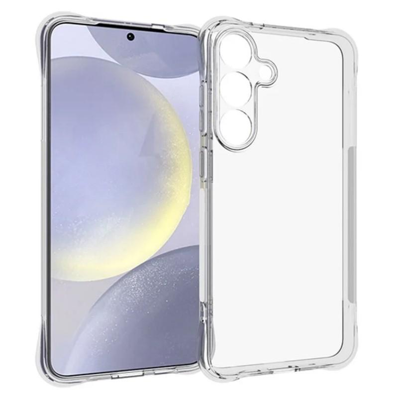 For Samsung Galaxy S25+ Clear TPU Case WANLONFENG TM Series 2.0mm Phone Back Cover