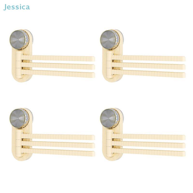 Suction Cup Rotating Towel Rack 3-Arm Free Rotation Towel Holder for Bathroom,Strong Load-Bearing & Ventilated Drainage