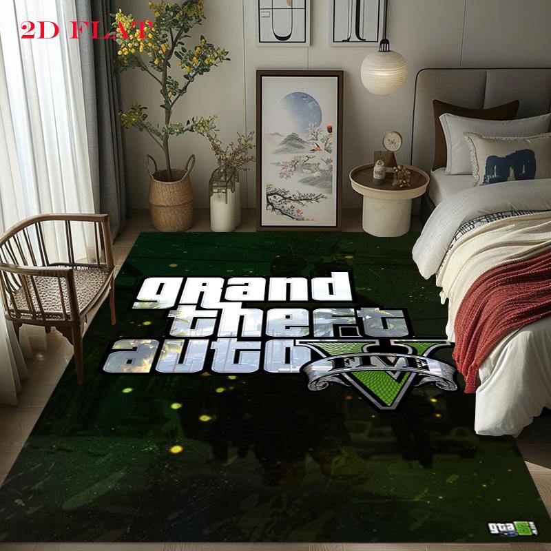 Grand Theft Auto San Andreas Carpet Suitable For All Seasons Home Decor Protective Pad Fashion Gift