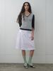 KIJUN Layered V-Neck Tee Navy