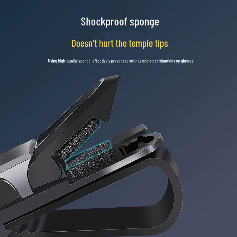 Multifunkční držák na sluneční clonu do auta na sluneční brýle a dioptrické brýle