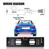 HD 1080P European Plate Frame Car License Rearview Reversing Night Vision Camera