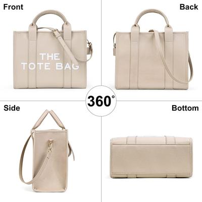 Tote Bags For Women Oversized Pu Leather Tote Bag Handle Shoulder Crossbody Bag Purse Luxury Shoulder Bag-MXBC
