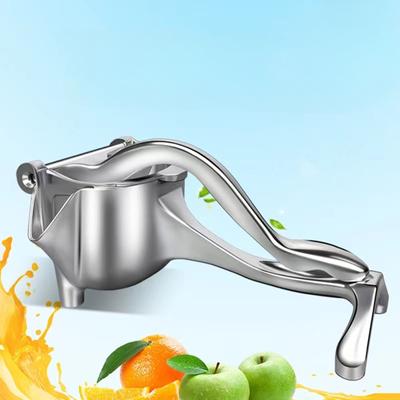 Manuell citronjuicer, manuell pressad juice Handpressjuicer med finfilter för nötter, citronlime, granatäpplen, vattenmelon, apelsinjuicer Silver