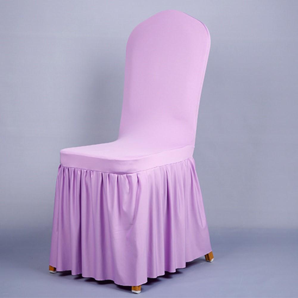 Hotel style banquet chair cover Oxford skirt design No ironing required Suitable for family dining room decoration