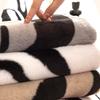 Zebra Pattern Plush Sofa Cover Autumn Winter New Thickened Soft All-Season Universal Cushion Non-Slip Sofa Cover Home Decoration