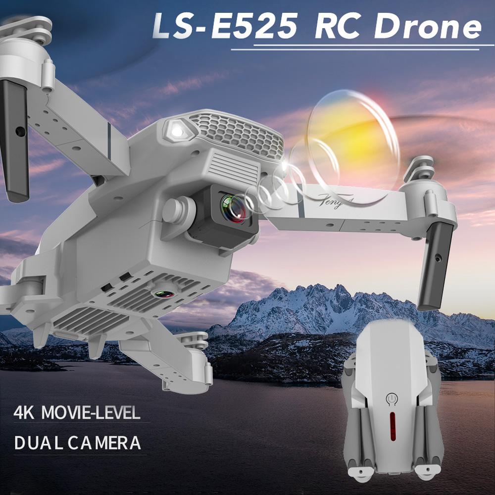 LS-E525 RC Drone with Camera 4K Camera WiFi FPV Drone Headless Mode Altitude Hold Gesture Photo