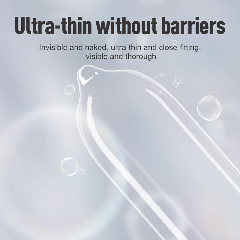 003 Ultra-thin Condom Super Safe Super Smooth Latex Condom Penis Ring Sex Product for Adult