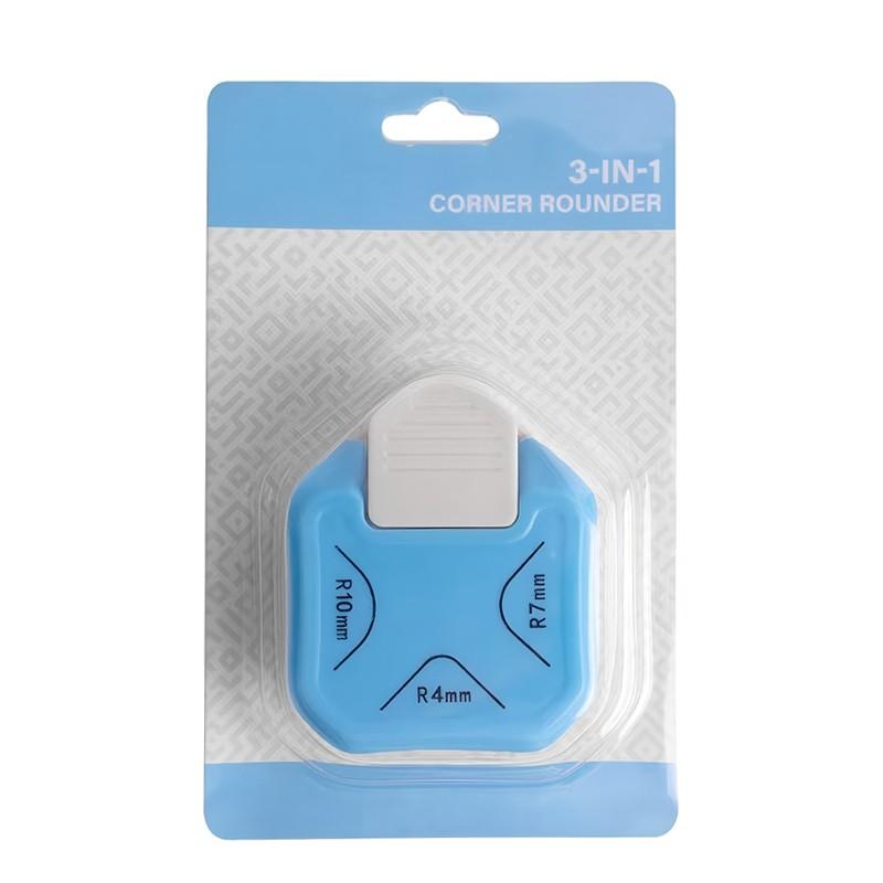 Multi-Functional Corner Rounder 3 Size R4 R7 R10mm, Corner Cutter Tool for Cards Scrapbooking Wrapping Paper