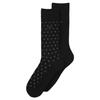 Mens Patterned Trainer Socks (Pack of 2)