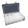 Multipurpose Beads Storage Container With Removable Labels Bottles for Crafting Jewelry Making and Home Organization