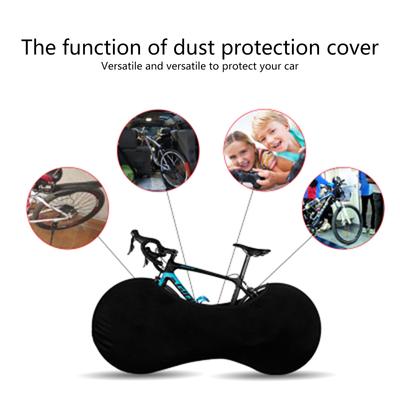 Road Bike Wheel Cover Bicycles Protection Storage Bag Antidust Wheels Frame Cover Elastic Bicycles Protective Bag
