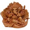 Ganesh Ganpati Bappa (Shoeflower) Idol for Car Dashboard | Living Room | Drawing Room | House Warming | Puja Ghar