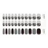 [Glambux] Self Gel Nail Sticker Art 18 - Black Lace