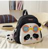 Schoolbag new high-value, fresh, sweet and cute panda backpack, light spring outing backpack for students in grades 1-1