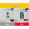 For Hyundai Tucson NX4  2022 2023 Hybrid N Line Car Seat Back Row Water Cup Holder Cover Trim Stainless Steel Accessories