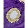 Ready to wear georgette mirror lace saree