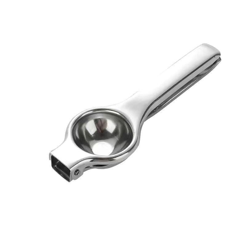 

Ручной соковыжималка из нержавеющей стали, соковыжималка для лимонов, бытовая соковыжималка для апельсинов, зажим для лимонов, кухонные принадлежности M серебряный