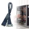 M.2 to Oculink 4i Extension Cable PCIe4.0 Gen4 Silver Plated Cable for M.2 M Key NVME to SFF8611 Adapter Cable