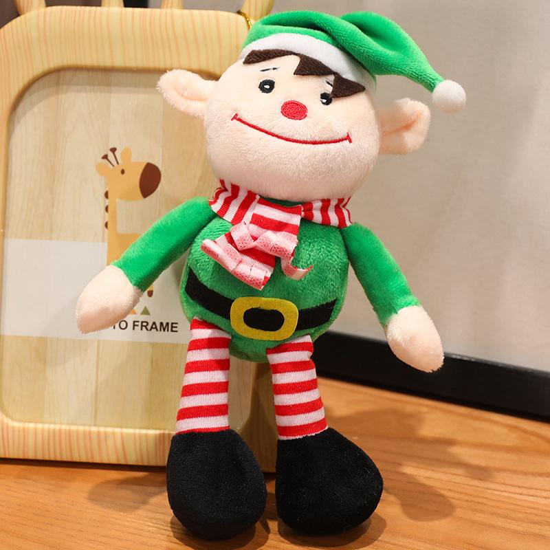 Santa Plush Christmas Toys Elk Dolls Snowman Elf Decoration Christmas Gifts