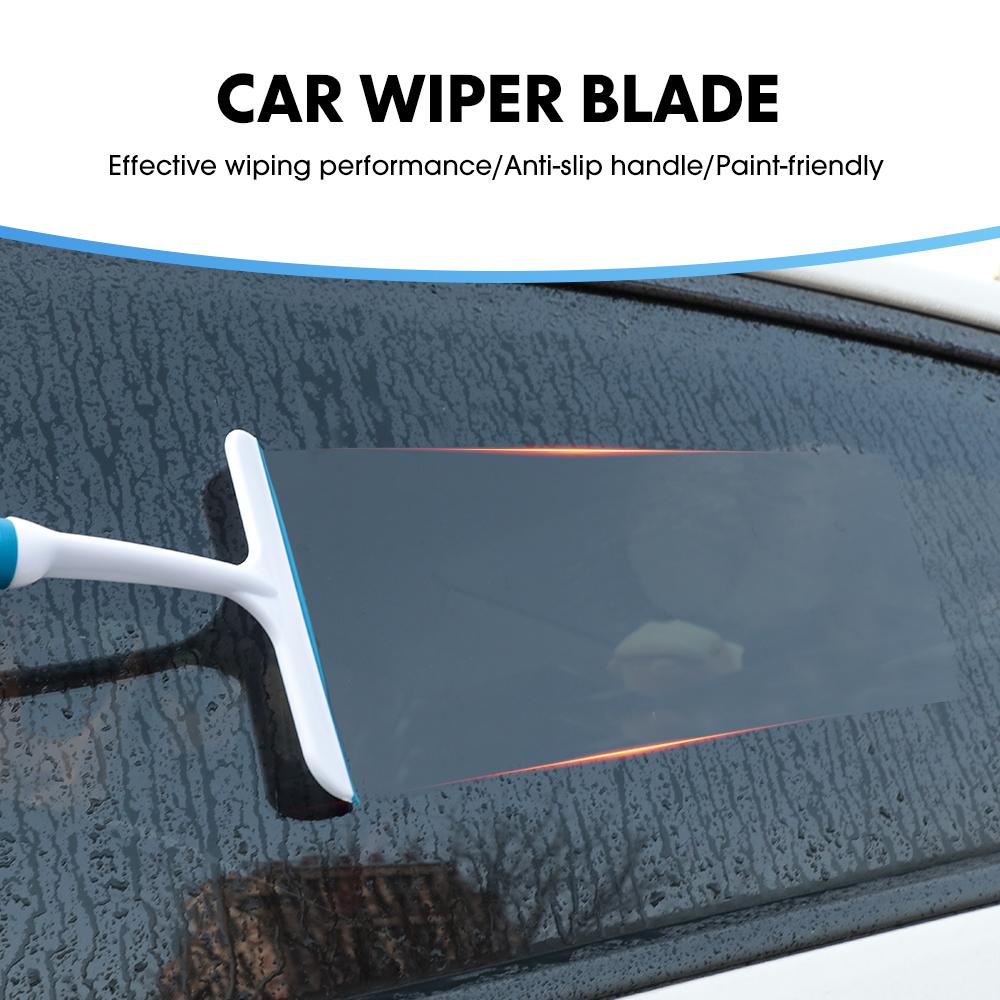 Window Glass Scraper Car Wash Tools Snow Remover In Winter Home Bathroom Wall Kitchen Cleaning Tool Soft TPR Ergonomic Handle