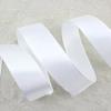 (25 Yards/roll) 5cm White Single Face Satin Ribbons Webbing Decoration Gift Christmas Ribbon