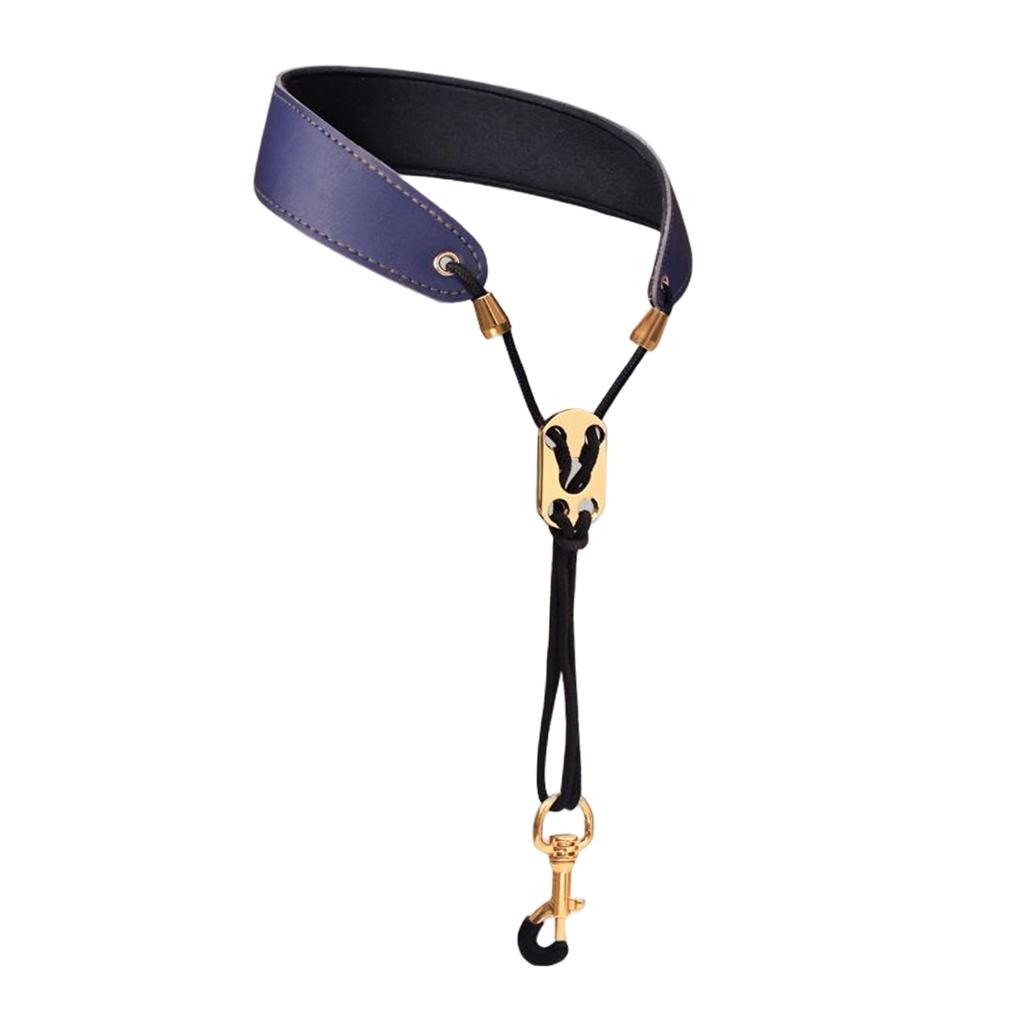 1Pc Saxophone Shoulder Strap PU Leather Professional Instruments Shoulder Strap for Tenor /Soprano/ Alto Sax Neck Strap