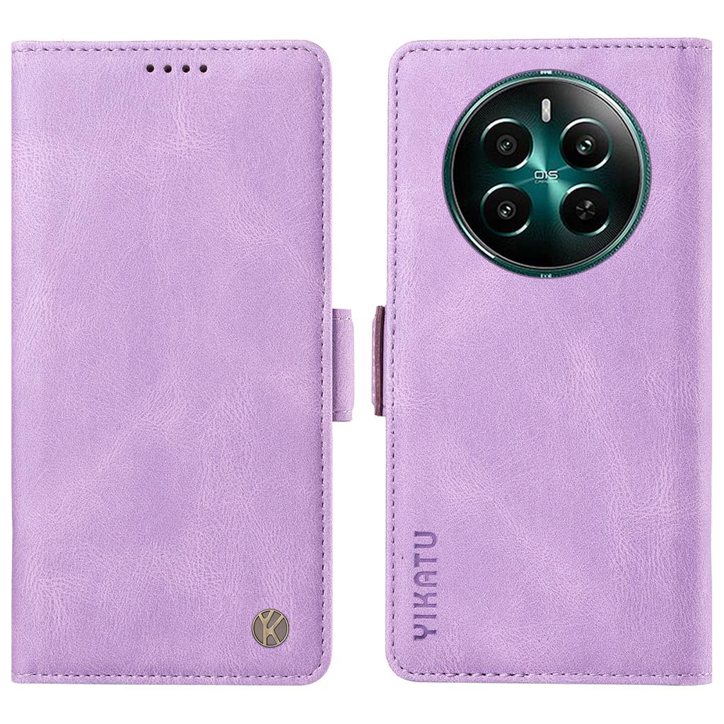 YIKATU YK-005 For Realme Narzo 70 5G/Narzo 70 Pro 5G/P1 5G/12 4G/12+ 5G Case PU Leather Wallet Phone Cover Skin Touch Feeling