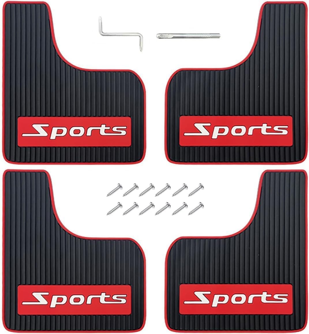 

Универсальные автомобильные брызговики, резиновые грязезащитные щитки, для легких грузовиков, легковых автомобилей и малогабаритных транспортных средств, Комплект из 4 шт.