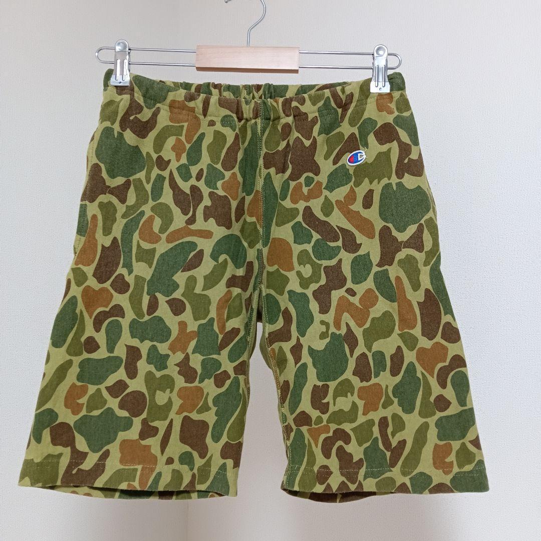Used Champion Champion Reverse Weave Camouflage Sweat Shorts