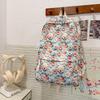 School bag Korean version ins cute cartoon bear print element ulzzang versatile soft girl flower back
