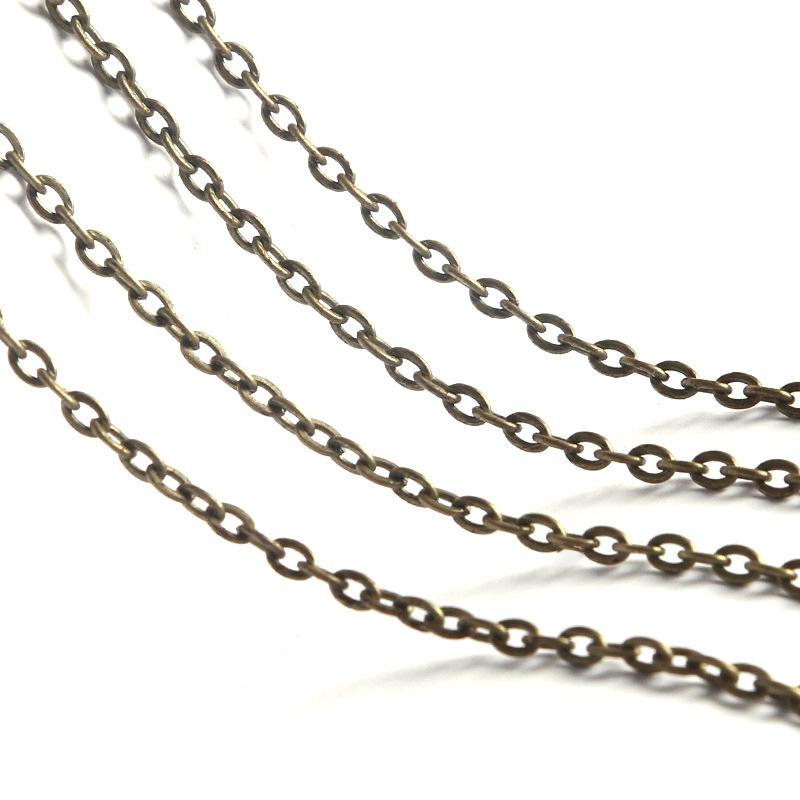 Handmade 5m Pearl Earrings DIY Accessory Chain with O-Rings and Extender
