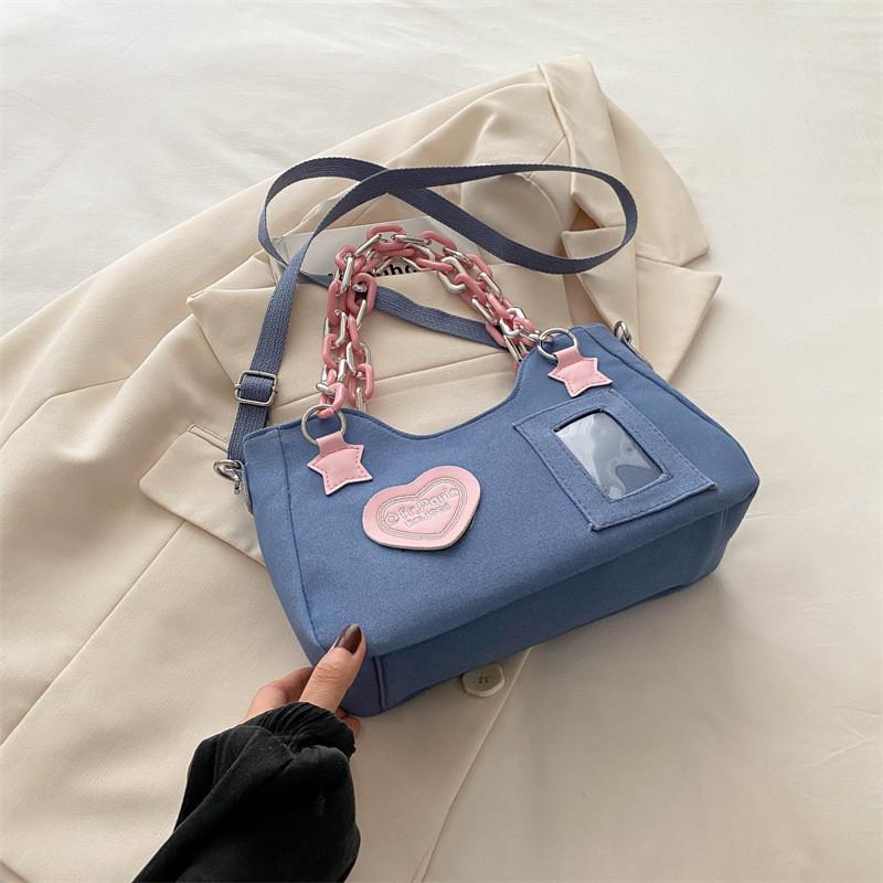 Fashionable Women s Summer Casual Small Crossbody Bag Beautiful Shoulder Handbag In Multiple Colors синий